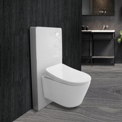 Electric Smart shower dusch seat  with cabinet cistern