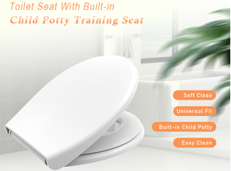 Sedile WC Oceanwell con seggiolino per bambini: una scelta adatta alle famiglie per gli acquirenti B2B